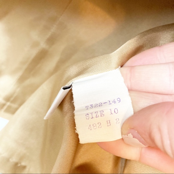 PENDLETON Wool Two Button Tan Camel Blazer 10 - Picture 5 of 7